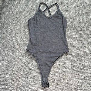 Striped bodysuit